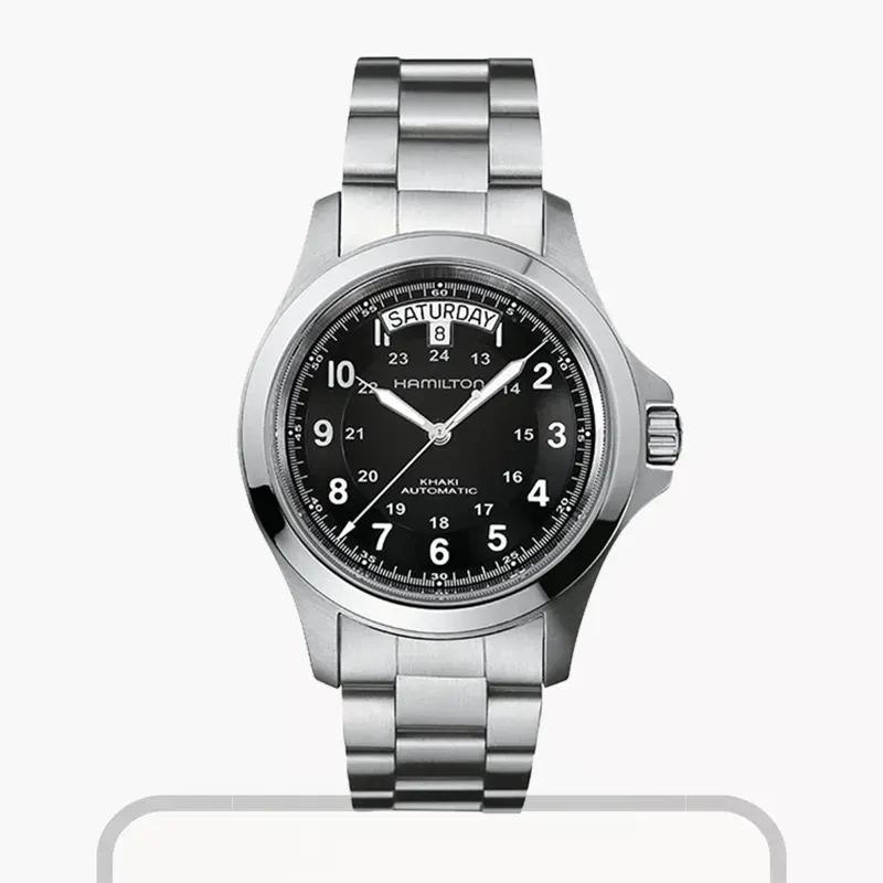 Hamilton Khaki Field King Automatic Black Dial Men's Watch- H64455133